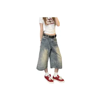 Weles Denim Shorts Unisex Vintage Blue