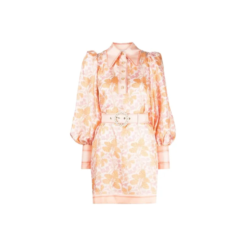 Zimmermann Long Sleeved Dresses Women's Pink-0