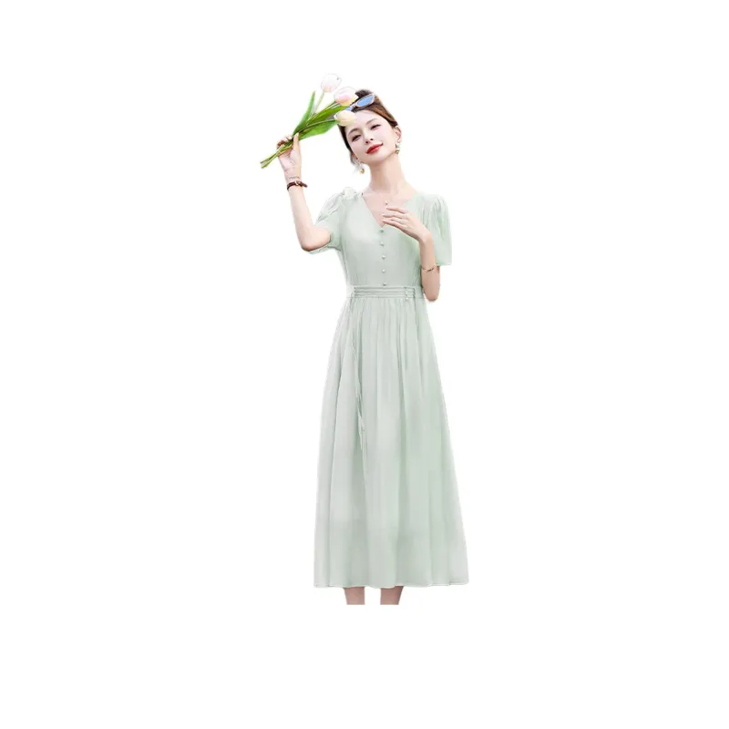TEME Short Sleeved Dress Women's-3