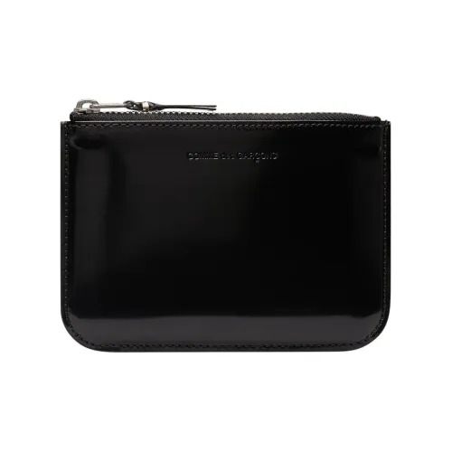 CDG Cow Leather Wallet Unisex Black