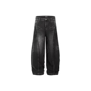HKRXEC Jeans Men Black