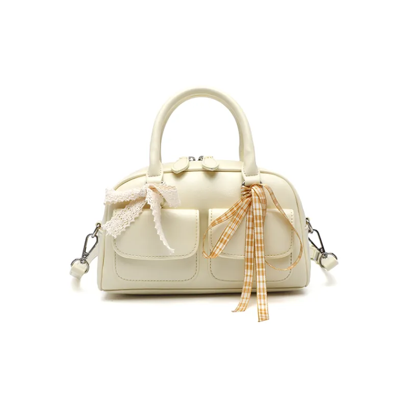 SHORT HAIR GIRL PU Handbag, Shoulder Bag, Crossbody Bag Women's Multicolor-6