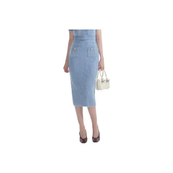 Self portrait Knit Long Skirt Women's