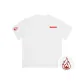 White with Red Embroidery