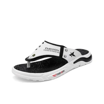 Bookish Star Rubber Sole Odor Resistant Abrasion Resistant Slip Resistant Flip Flops Men's