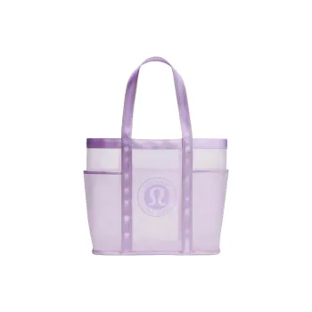 Lululemon Recycled Nylon Tote Bag, Shopping Bag, Handbag Unisex Lavender