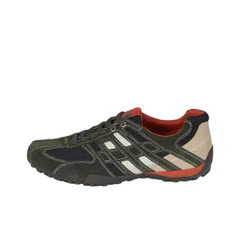 GEOX Low Top Casual Shoes Men's Gray Green