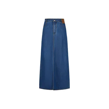 JZ. ANNAKRO Denim Long Skirt Women's