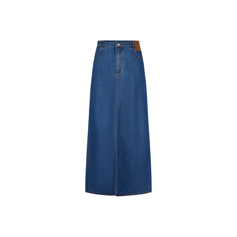 JZ. ANNAKRO Denim Long Skirt Women's-0
