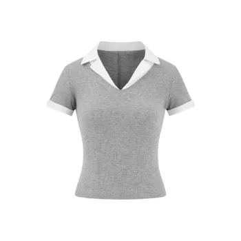 YGPRW T Shirts Women's Gray