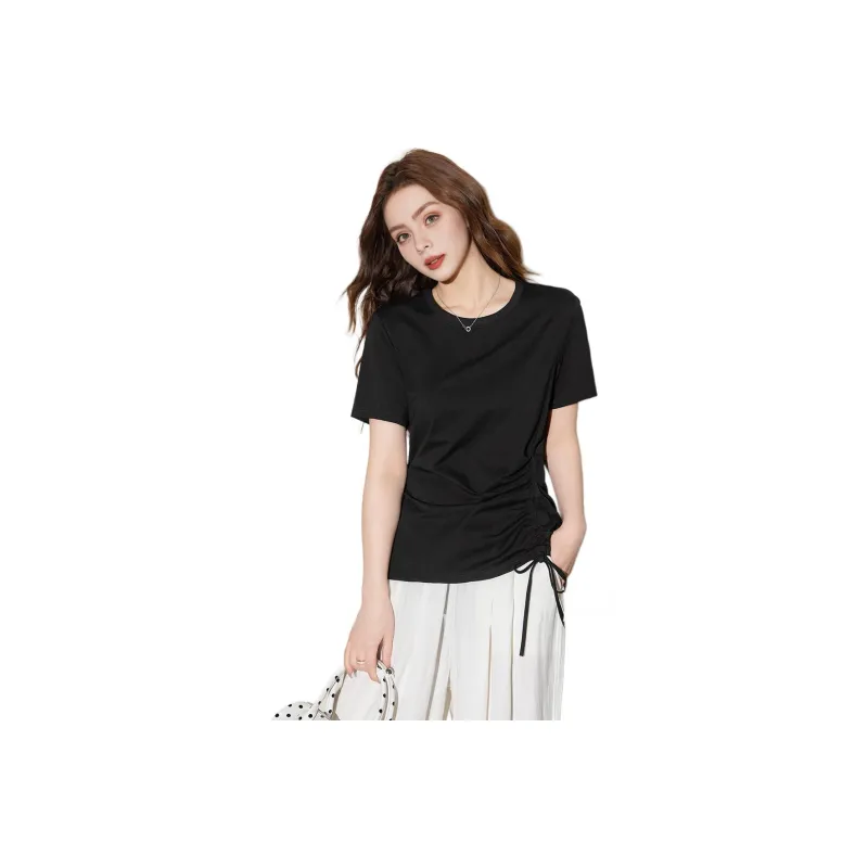 FAWENXIANGZI Regular T Shirt Women's-0