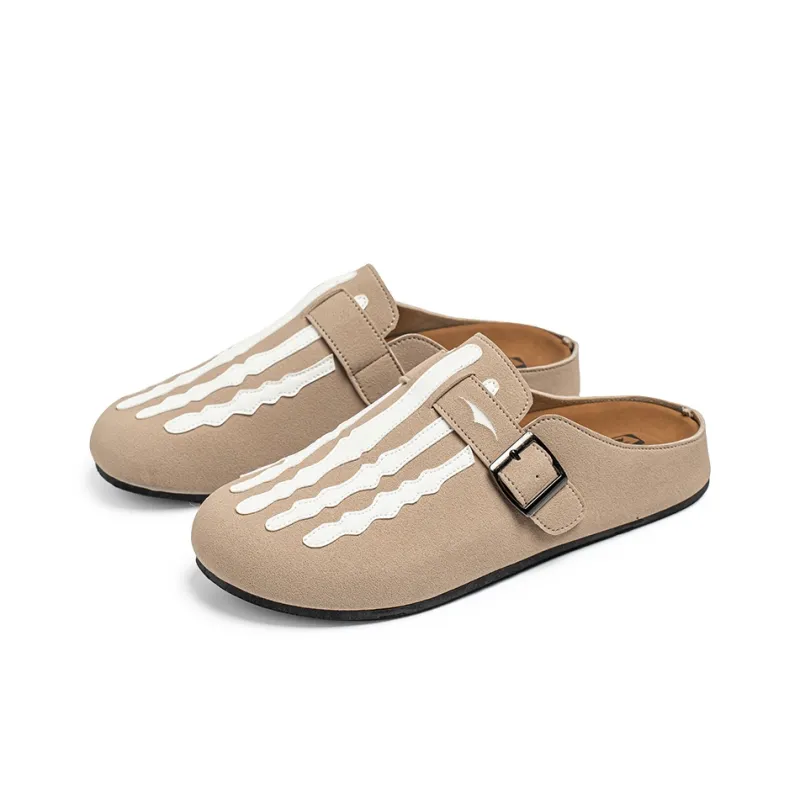 TELENT Slip Resistant Abrasion Resistant Closed Toe Slippers Men's-4