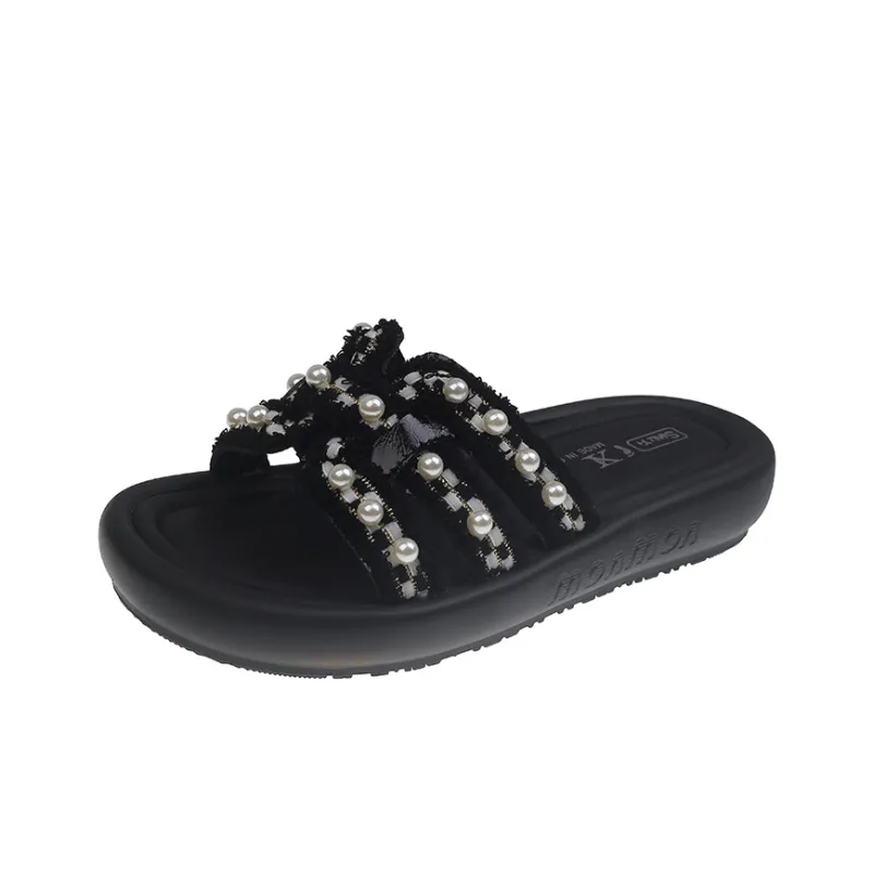 Puppytown Rubber Sole Odor Resistant Slip Resistant Slide Slippers Women's-4