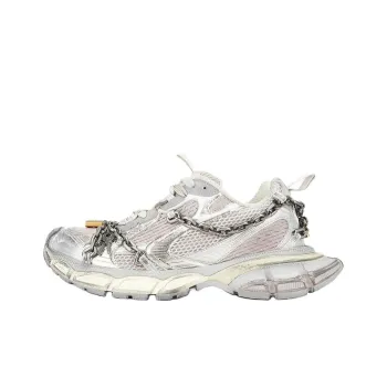 Balenciaga 3XL Low Top Chunky Sneakers Men's Silver