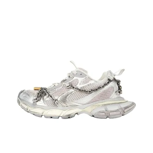 Balenciaga 3XL Low Top Chunky Sneakers Men's Silver