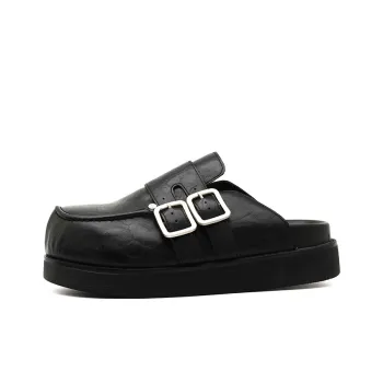 Dounkol Closed Toe Slippers Unisex Black