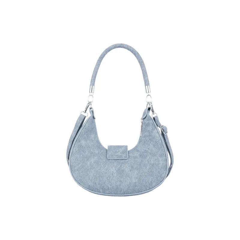 UNITE STAR PU Handbag, Shoulder Bag Women's Blue/Gray/Black-2