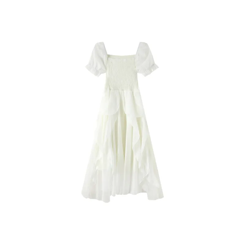 Mu Xiao Xin Short Sleeved Dress Women's-1