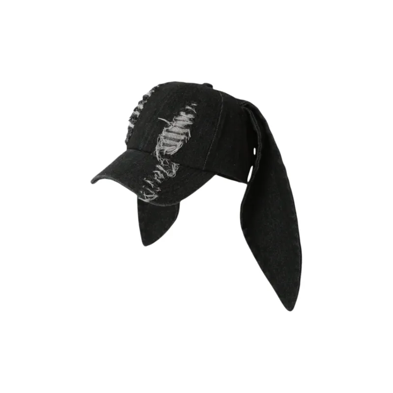 OXO OVERLOAD Denim Washed Graffiti Hip Hop Baseball Cap Women's-0