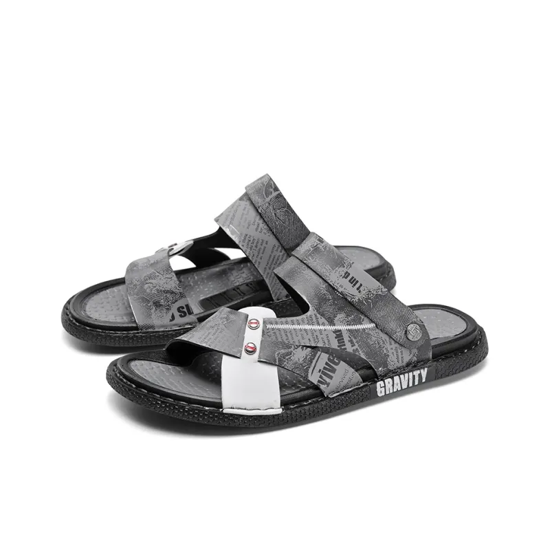 NMR Beach Sandals Men Gray/Black-9