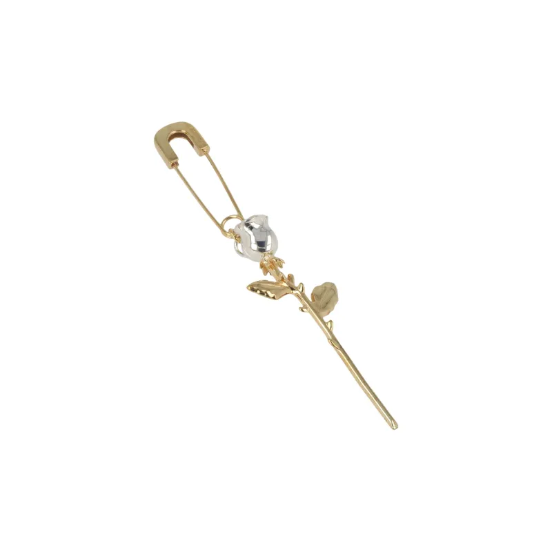 AMBUSH Sterling Silver Metal Earrings Unisex Gold-0