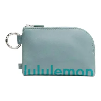 Lululemon Polyester Card Holder Unisex Blue