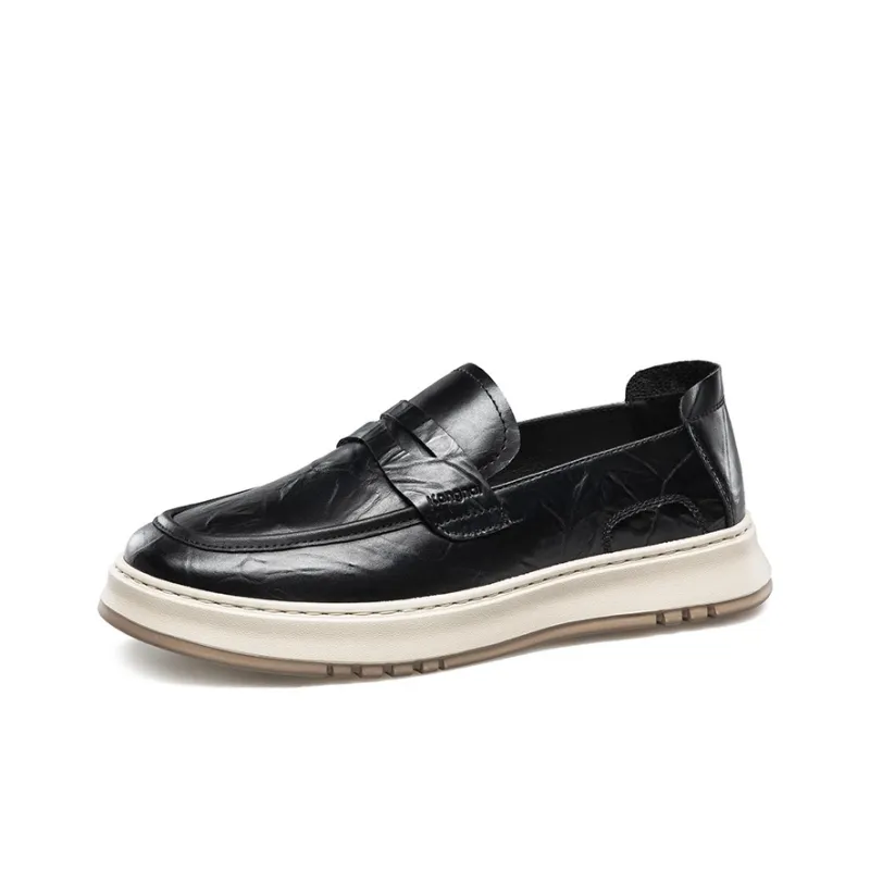 KANGNAI Casual Shoes Men's Black-1