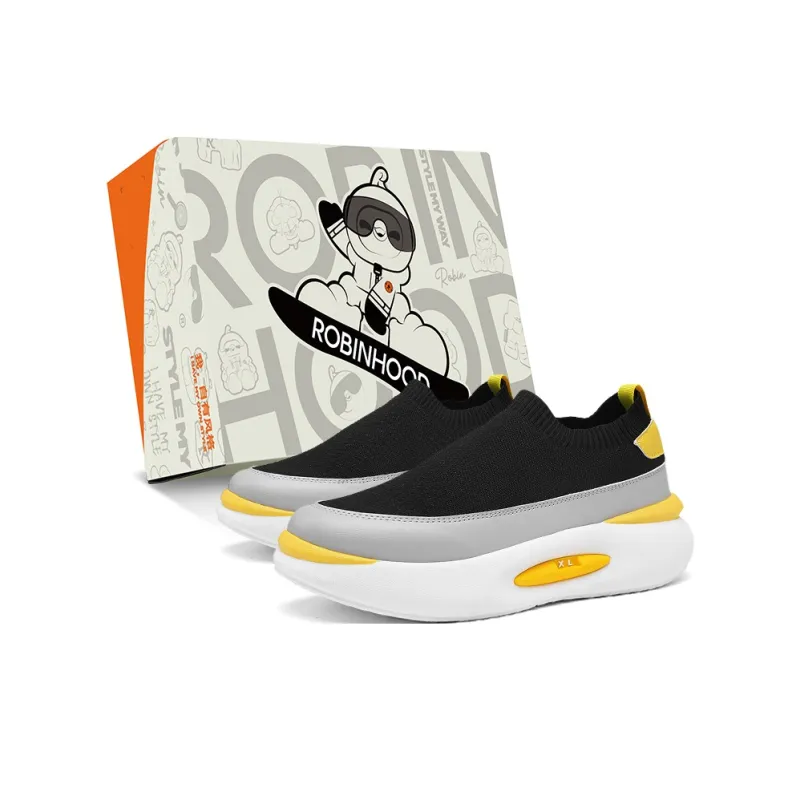 ROBINHOOD Slip Resistant, Abrasion Resistant, Breathable, Lightweight Low Top Casual Shoes Men's Box Included-0