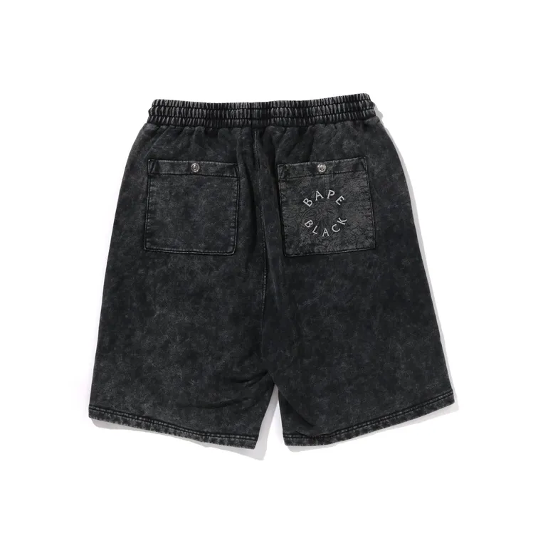 BAPE BLACK Sweat Shorts-1