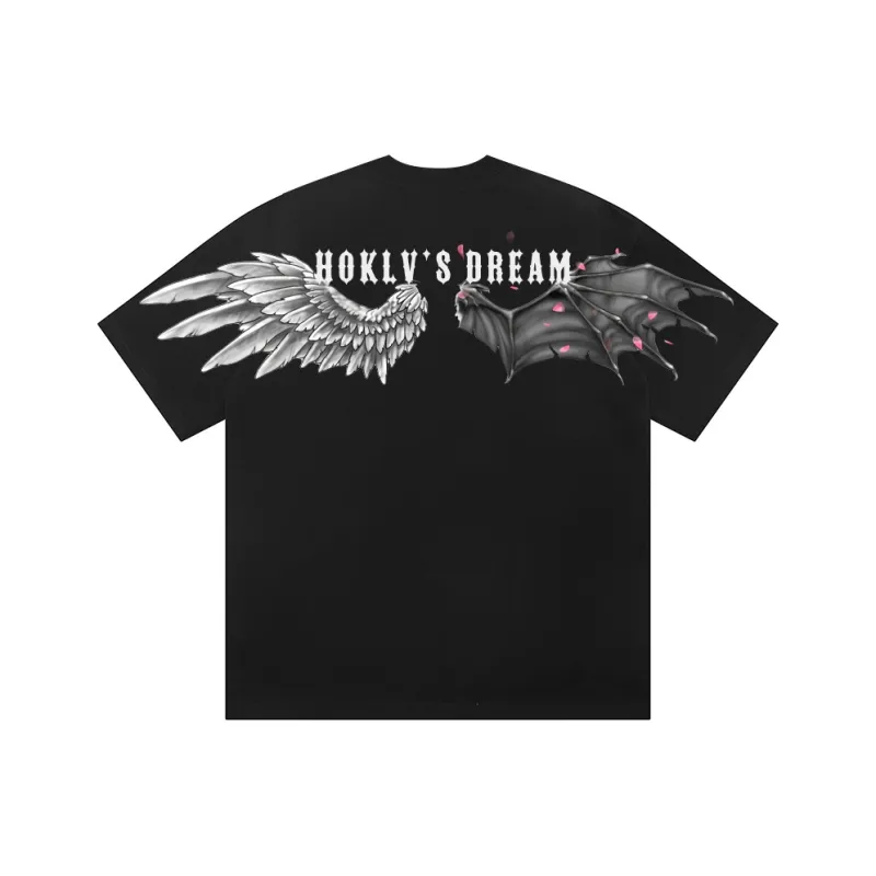 HOKLV T Shirts Unisex-4