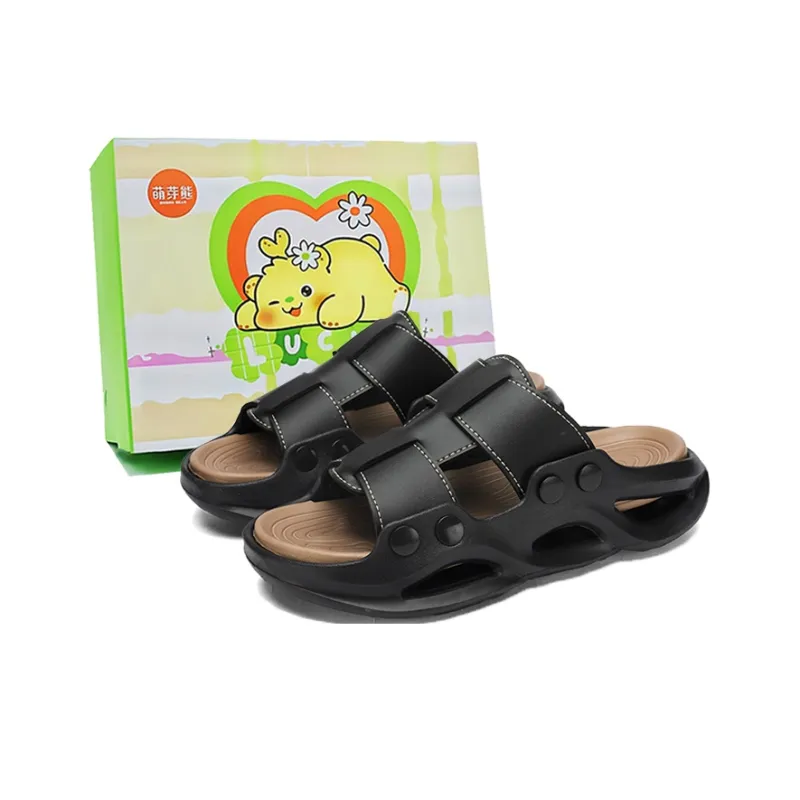Budding Bear Slip Resistant Odor Resistant Abrasion Resistant Slide Slippers Men's-8