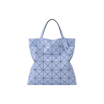 ISSEY MIYAKE Polyvinyl Chloride Resin Tote Bag, Shopping Bag, One Shoulder Handbag Women's Light Blue