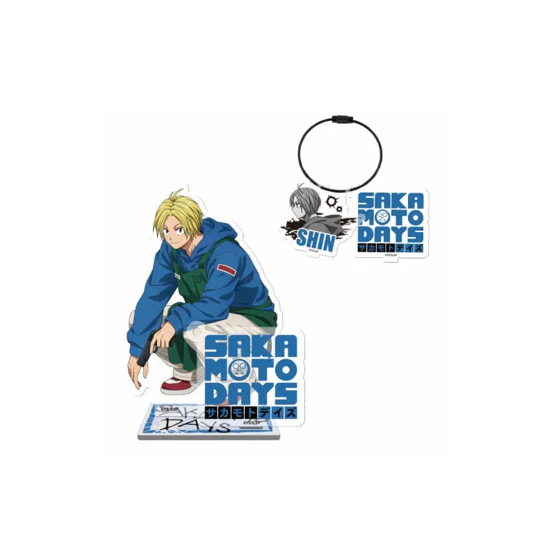 SUNRISEPOP Sakamoto's Daily Periphery Protagonist Group Exquisite Handle Single Pendant Acrylic Stands-3