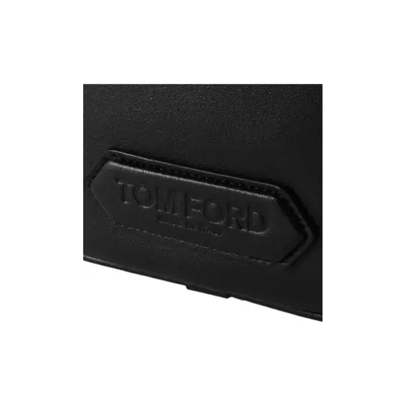 TOM FORD Small Leather Messenger Bag-2