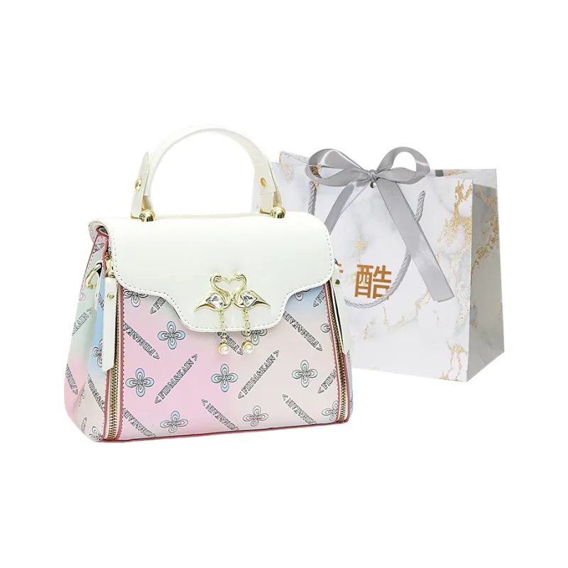 Cool PU Handbag Women's Multicolor-8