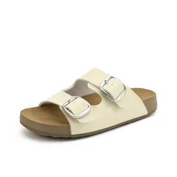 UBZ Rubber Sole Slip Resistant Slide Slippers Women's