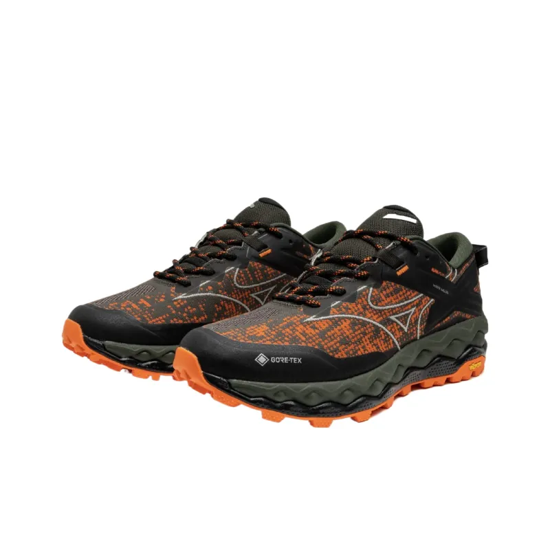 Mizuno Low Top Hiking Shoes Unisex Orange-2