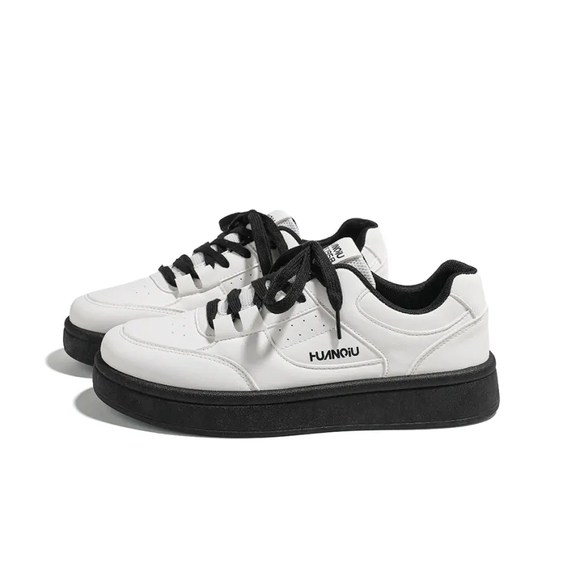 HUANQIU Abrasion Resistant Balance Breathable Low Top Skateboard Shoes Men's-1