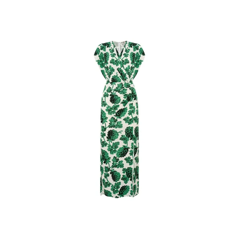 Diane Von Furstenberg FW25 Sleeveless Dress Women's Green-0