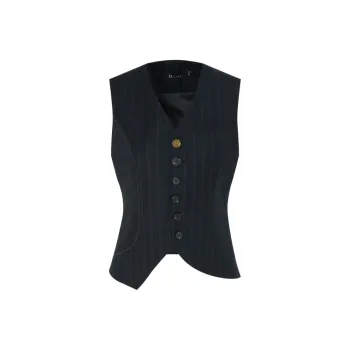 IDPAN Vests Women's Navy Blue