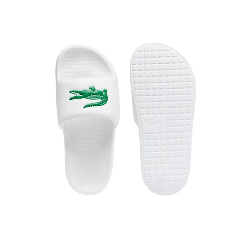 LACOSTE SERVE SLIDE 1.0 Slip Resistant Slide Slippers Women's White-4