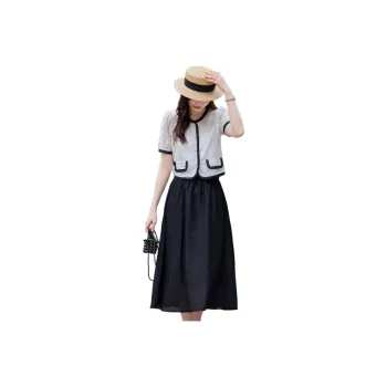 TERRE BLEUE Two Piece Skirt Sets Women's White