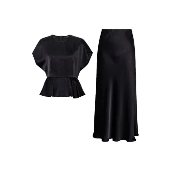 ROEYSHOUSE Two Piece Skirt Sets Women's