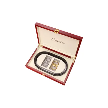 CATELLES Top Grain Cow Leather Belts Men's 3.5cm