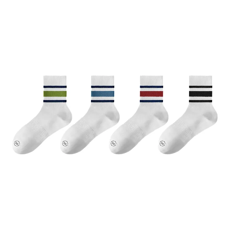 ZEROIN Mid Calf Socks Unisex 4 Pack-35