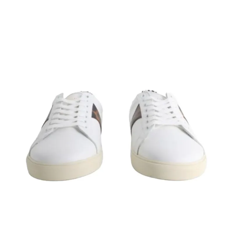 CELINE Low Top Skateboard Shoes Men's White-5