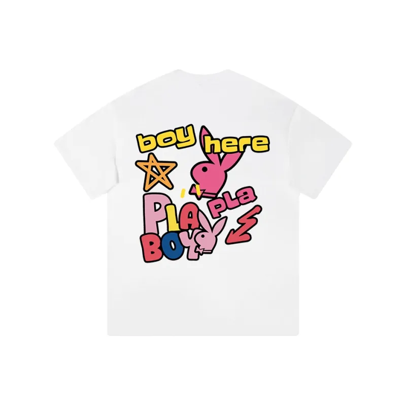 Playboy Short Sleeved T Shirt Unisex-0