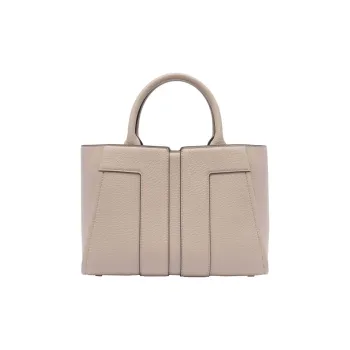 Elisabetta Franchi Synthetic Material Tote Bag, Shopping Bag, Handbag Medium Size Women's Taupe