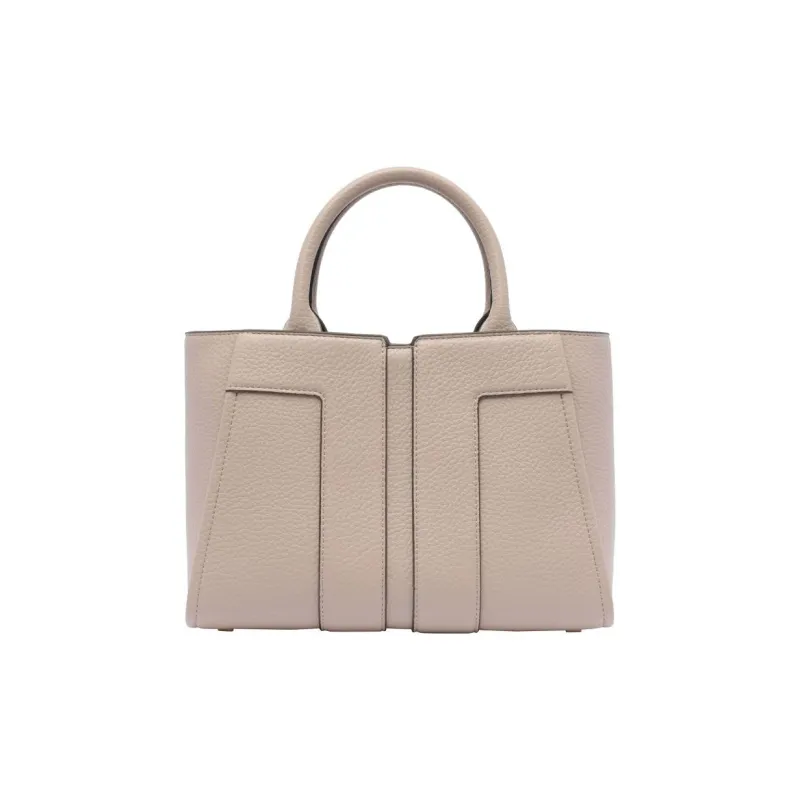 Elisabetta Franchi Synthetic Material Tote Bag, Shopping Bag, Handbag Medium Size Women's Taupe-0