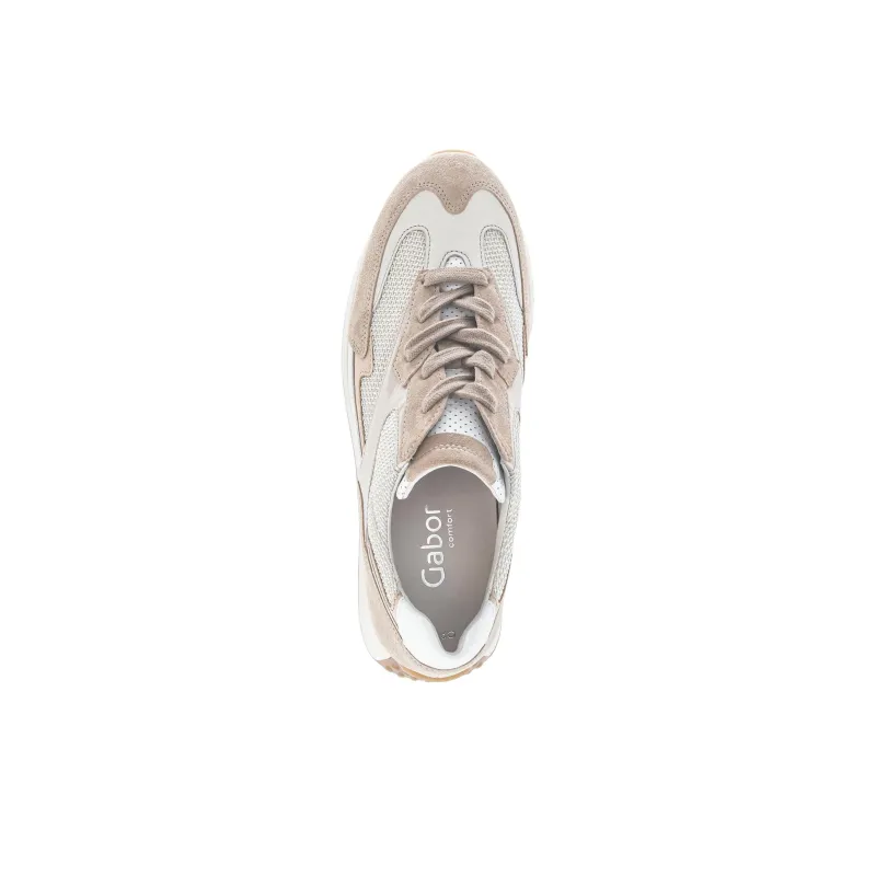 Gabor Comfort Low Top Casual Shoes Women's Beige-2